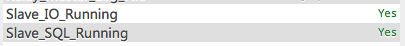 Replication Good Status