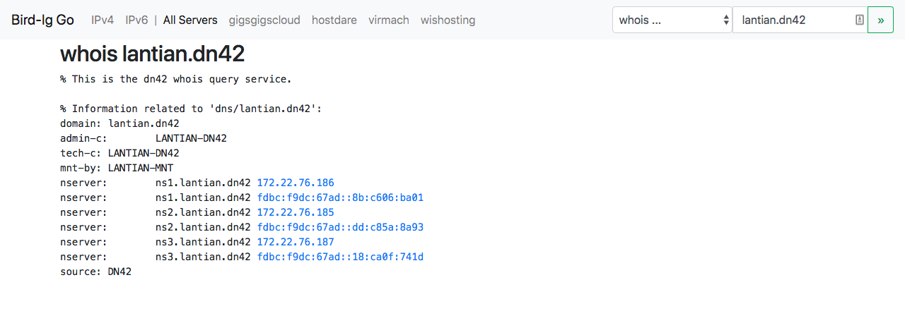 WHOIS Domain Queries