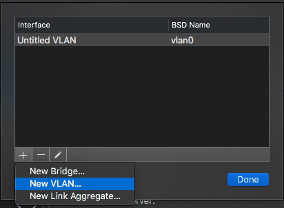 macOS 创建 VLAN