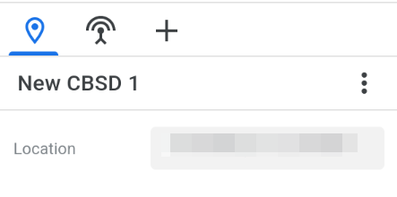 Google SAS Enter Latitude and Longitude Interface