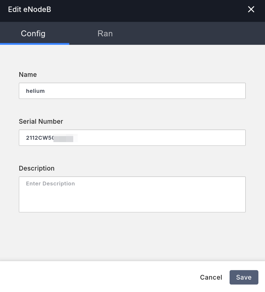 Magma Add Base Station Interface