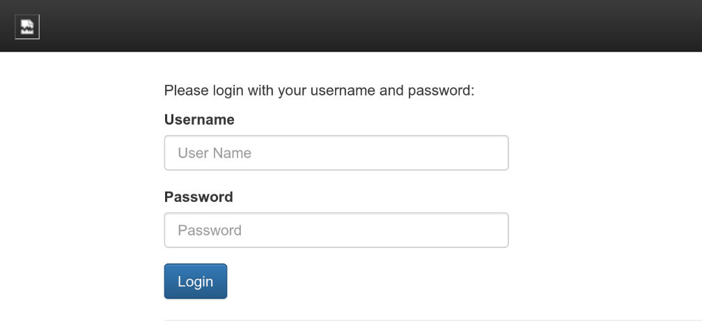 Indoor Base Station Login Interface